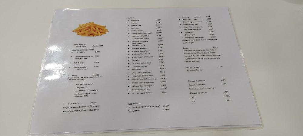 A LA FRITE DES CH'TIS - Menu Image 3